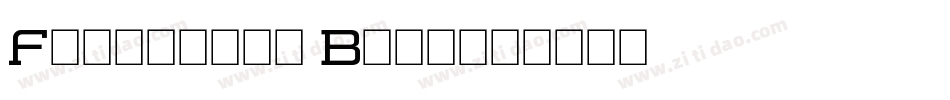 Formation Bold字体转换